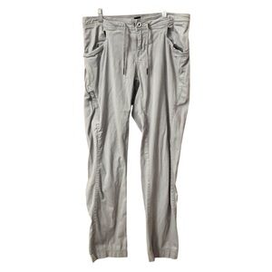 Black Diamond 12 Women’s Climbing Cargo Hiking Pants Gray Drawstring Gorpcore